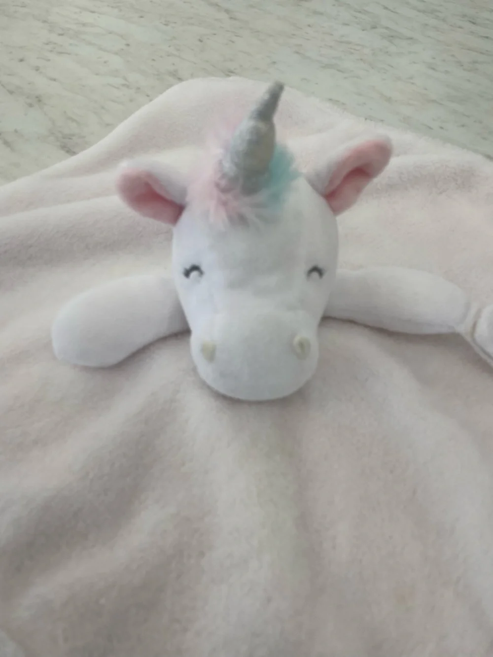 Carter's Pink Unicorn Plush handheld Lovie